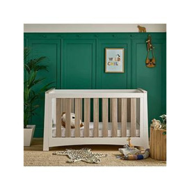 CuddleCo Ada 2-Piece Nursery Furniture Set - White and Ash, One Colour