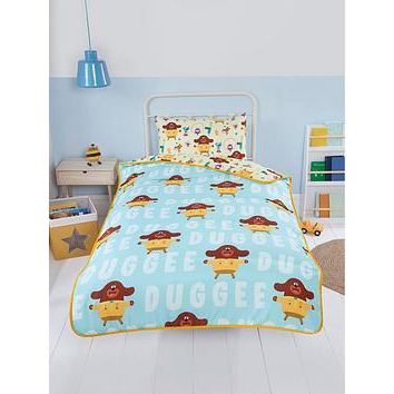 Hey Duggee Cheer Coverless Single Duvet and Pillowcase Set - Multi, Multi