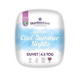 Slumberdown Cool Summer Nights 4.5 Tog Duvet - White