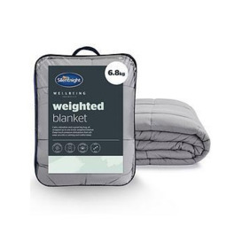 Silentnight Wellbeing Adult 6.8Kg Weighted Blanket - Grey