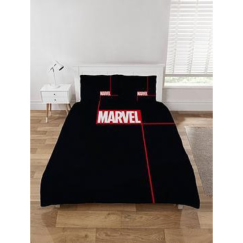 Marvel Logo Art Double Duvet Set - Multi