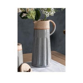 Gallery Calgra Pitcher Vase - Slate/Natural