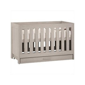Venicci Forenzo Cot Bed with Underdrawer - Nordic White, Natural