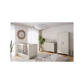 Venicci Forenzo 3 Piece Furniture Set - Nordic White, Natural