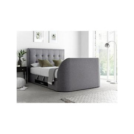 Lilly Tv Ottoman Bed With Mattress Options (Buy And Save!) - Fits Up To 43 Inch Tv - Bed Frame With Platinum Pocket Mattress