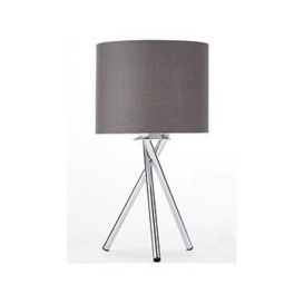Everyday Tripod Bedside Table Lamp - Grey, Ochre