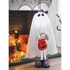 Very Home Standing Pumpkin Ghost With Extending Legs