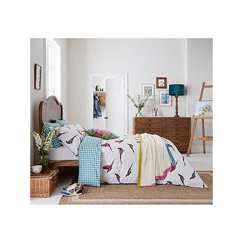 Joules Patterdale Pheasants 100% Cotton Percale Duvet Cover Set