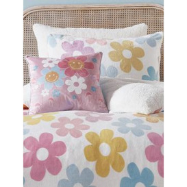 Bedlam Retro Floral Filled Plush Cushion