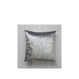 Bhs Velvet Cushion With Abstract Foil Print