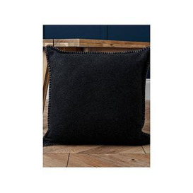 Very Home Blanket Felt Stitch Cushion
