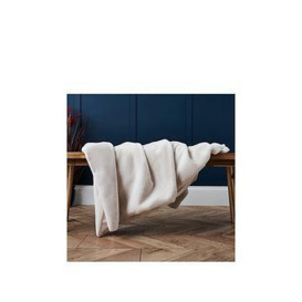 Very Home Faux Fur Throw - Cream