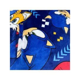 Sonic the Hedgehog Sonic Go Hooded Wearable Fleece Kids Med - Multi, Multi