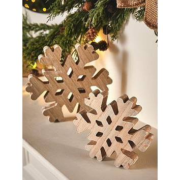 Heaven Sends Set Of 2 Snowflake Christmas Ornaments