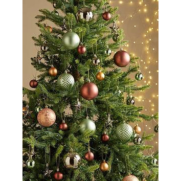 Very Home Pack Of 50 Enchanted Forest Christmas Baubles