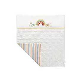 Ickle Bubba Baby Cot Bed Quilt- Rainbow Dreams Multi, Multi