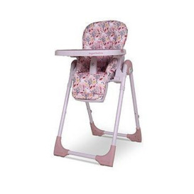 Cosatto Noodle 0+ Highchair, with Newborn Recline - Unicorn Garden, Pink