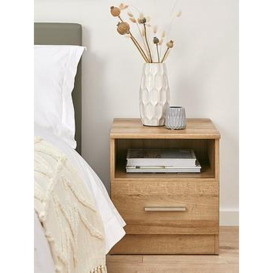 Everyday Panama 1 Drawer Bedside Cabinet - Fsc&Reg Certified