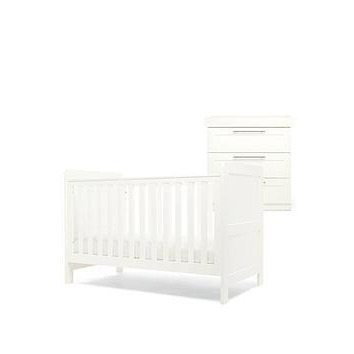 Mamas & Papas Hampden 2 Piece Furniture Set- White, White