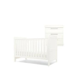 Mamas & Papas Hampden 2 Piece Furniture Set- White, White