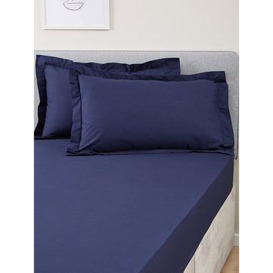 Very Home Non-Iron 180 Thread Count Oxford Pillowcase Pair