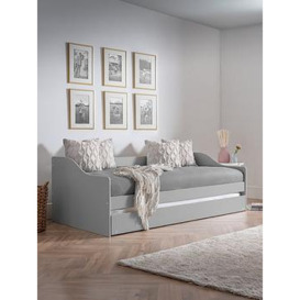 Julian Bowen Elba Daybed Frame with Guest Bed - Grey, Grey