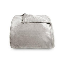 Silentnight Supersoft Extra-Large Throw - Silver