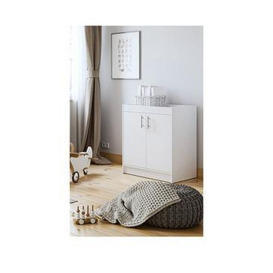 Little Acorns Santorini 2 Door Dresser inc Changer, White