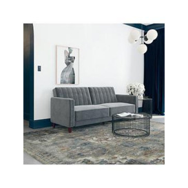 Very Home Pin Tufted Transitional Velvet Sofa Bed
