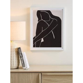 Very Home Female Form Framed Art Print &Ndash 40 X 50 Cm