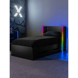 X Rocker Xrocker Electra Single Bed With Neo Motion App Lighting Control And Wireless Charging, Black