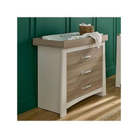 CuddleCo Ada Dresser Changer - White and Ash, One Colour