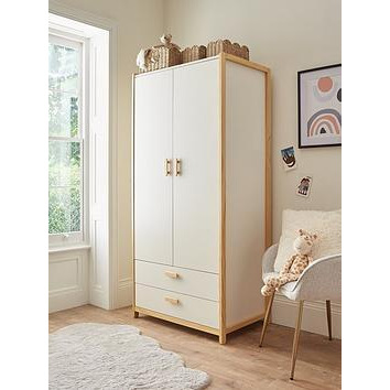 Very Home Pixie 2 Door Wardrobe - White - FSC® Certified, Pine/White