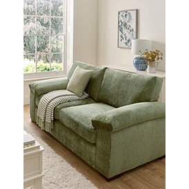 Very Home Salerno Standard Back 3 Seater Fabric Sofa - Olive Green - Fsc&Reg Certified