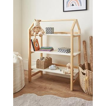 Very Home Pixie Solid Pine Bookcase - FSC® Certified, Pine/White