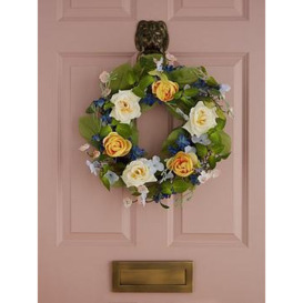 Very Home 20- Inch Spring Rose Wreath