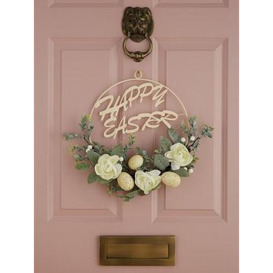 Very Home 20- Inch Happy Easter Floral Wreath