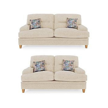 Very Home Trieste 3 Seater + 2 Seater Fabric Sofa Set (Buy And Save!)