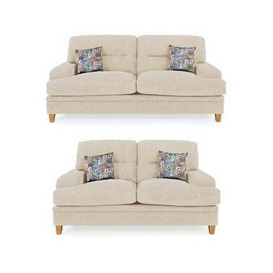Very Home Trieste 3 Seater + 2 Seater Fabric Sofa Set (Buy And Save!)