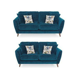 Very Home Antigua 3 Seater + 2 Seater Fabric Sofa Set (Buy &Amp Save!)