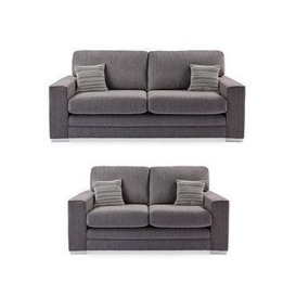 Very Home Minc 3 Seater+ 2 Seater Fabric Sofa Set (Buy And Save!)