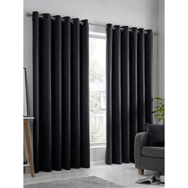 Fusion Strata Dim Out Eyelet Curtains