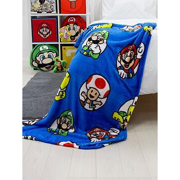 Mario Circles Fleece Blanket - Multi, Multi