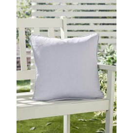 Fusion Plain Dye Outdoor Cushion - Silver