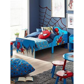 Spiderman Toddler Bed, Blue