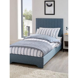 Very Home Casey Single Bed Frame with Mattress Options (Buy &amp SAVE!) - Bed Frame Only, Blue, Size Single 3Ft