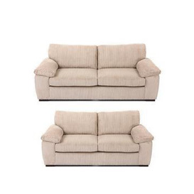 Very Home Amalfi Standard Back 3 + 2 Seater Sofa Set - Cream (Buy &Amp Save!) - Fsc&Reg Certified