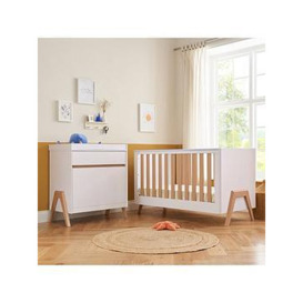 Tutti Bambini Fuori 2 Piece Furniture Room Set - White/Oak, White