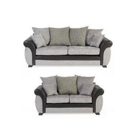 Marino Fabric/Faux Leather 3 + 2 Seater Scatter Back Sofa Set (Buy &Amp Save!)
