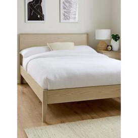 Very Home Marcel Bed Frame With Mattress Options (Buy &Amp Save!) - Light Oak - Bed Frame Only